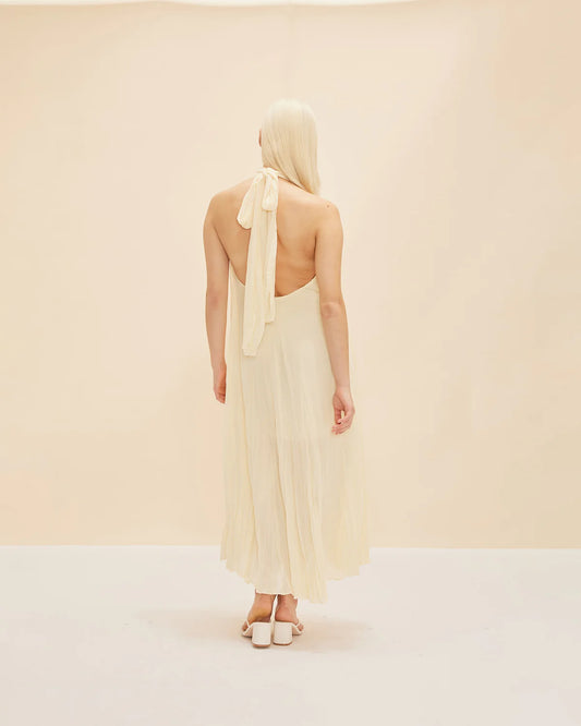 Cascade Crush Gown - Butter