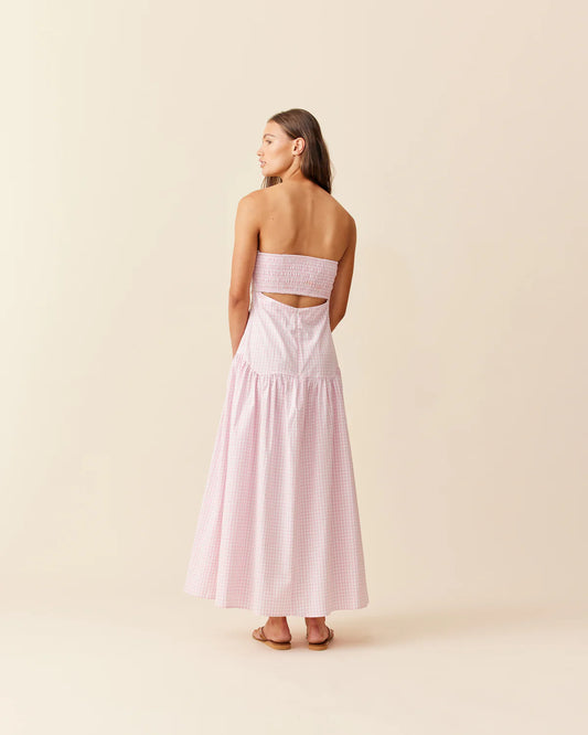 Trulli Maxi - Pink Gingham
