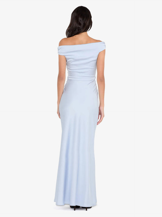 Eternity Off Shoulder Maxi - Blue
