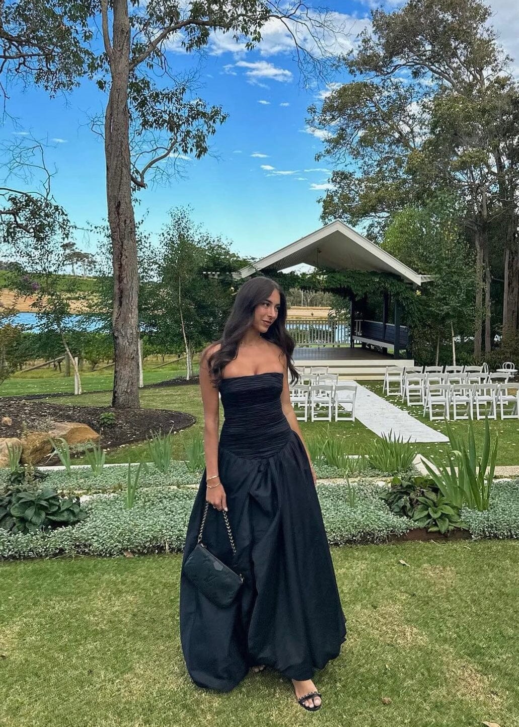 Violette Bubble Hem Maxi