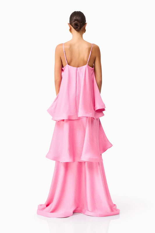 Tilly Tiered Dress - Pink