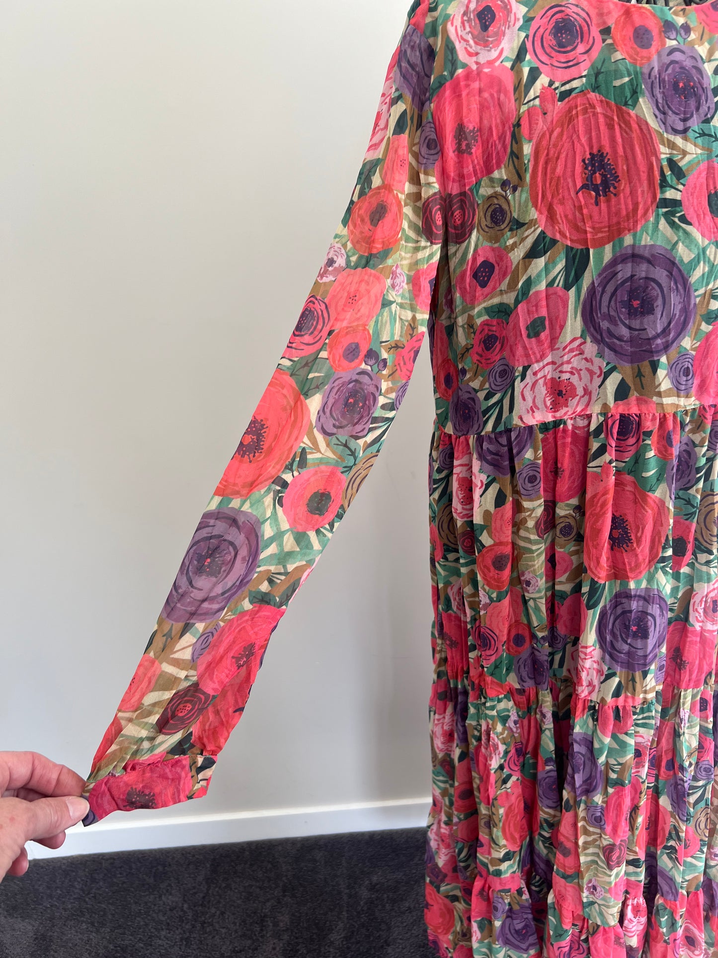 L/S Tiered Dress