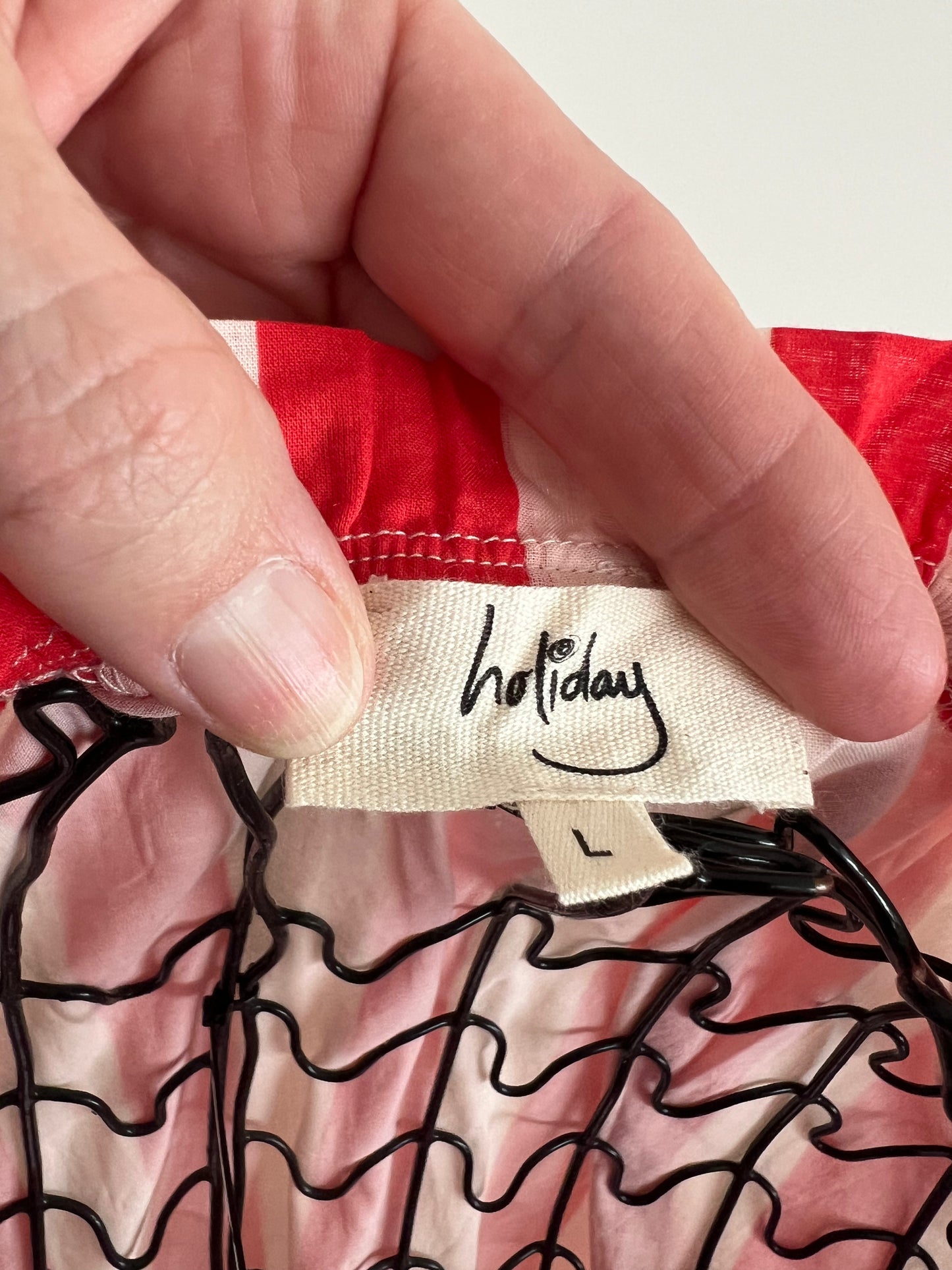 Holiday the Label - Red and White Strip