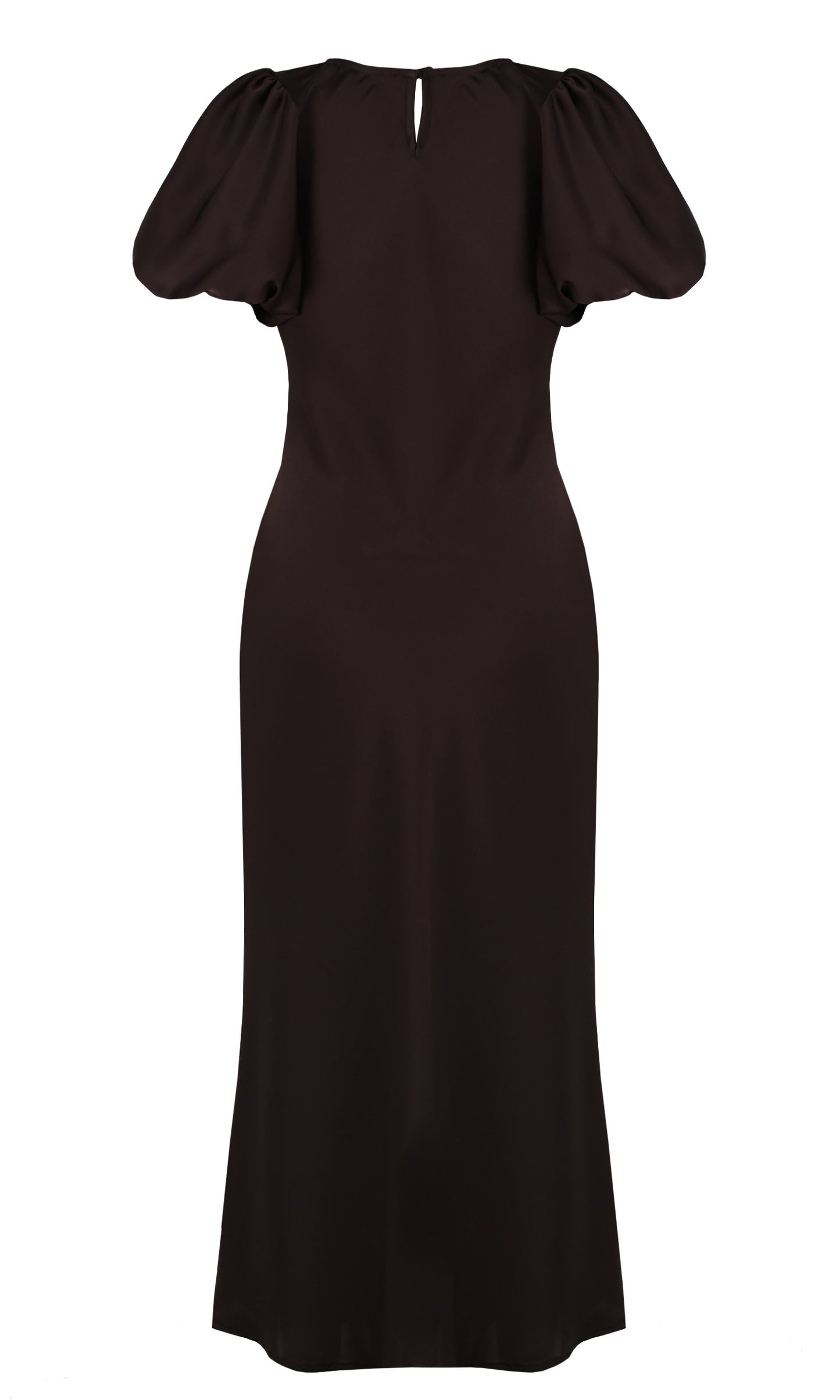 Kendall Satin dress - Espresso (14)