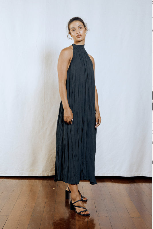 Cascade Crush Gown - Fern