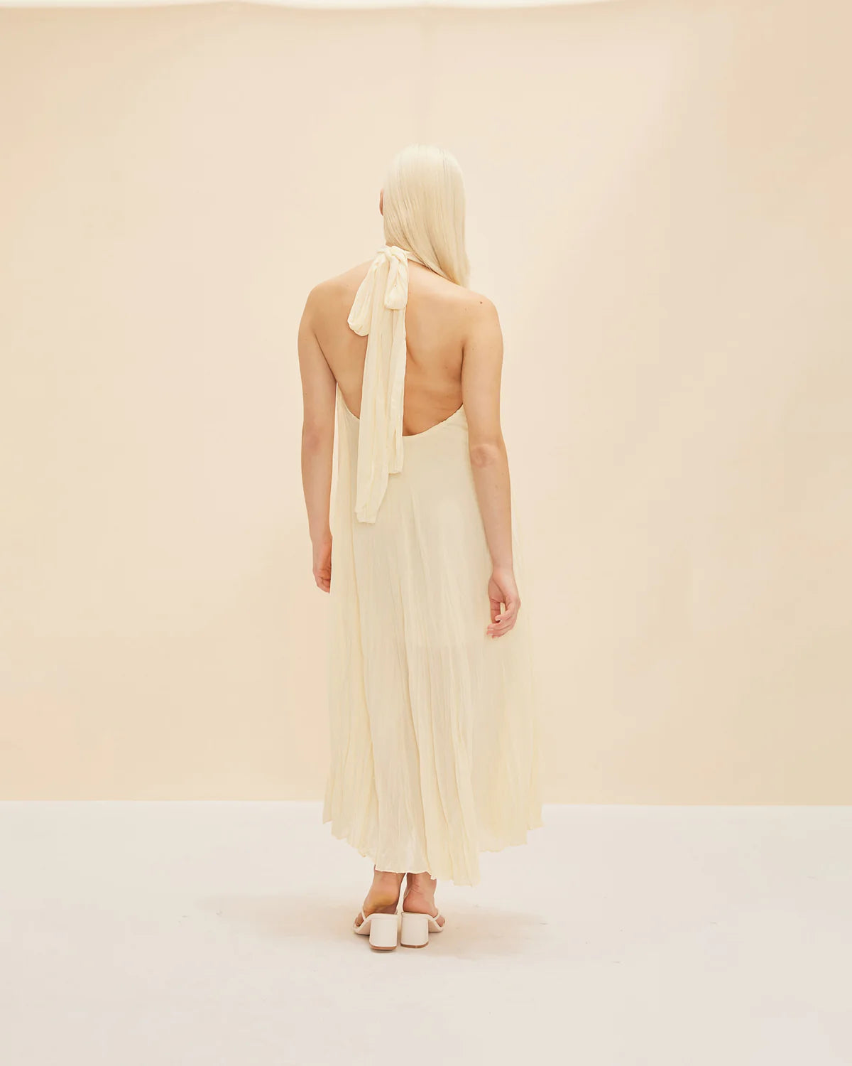 Cascade Crush Gown - Butter