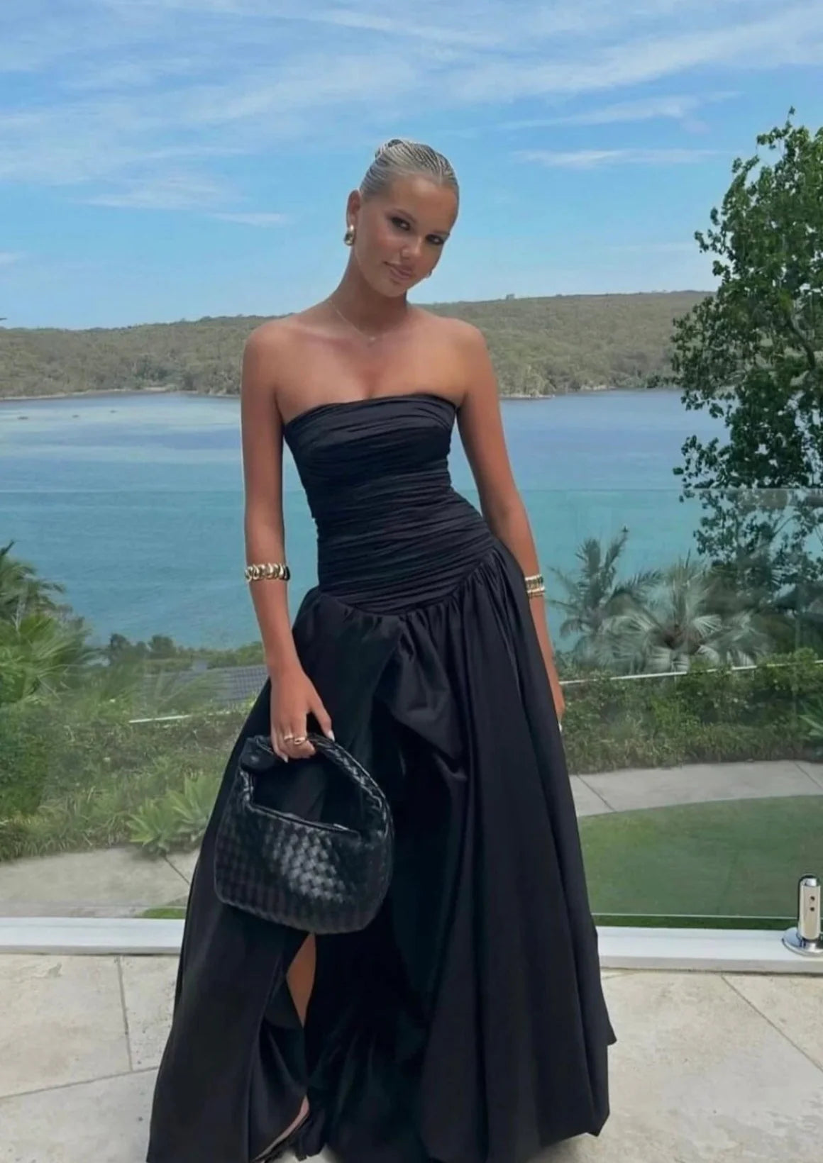 Violette Bubble Hem Maxi