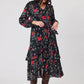 Peta Ruffle Mock Wrap