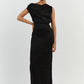 Cass Linen Midi - Black (14)