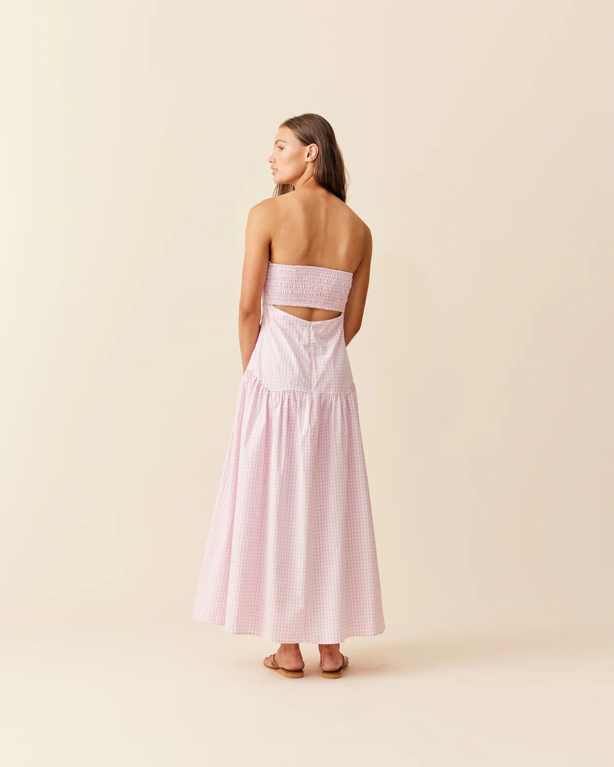 Trulli Maxi - Pink Gingham