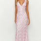 Farida Pink Lace Maxi