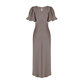 Kendall Satin dress - Charcoal