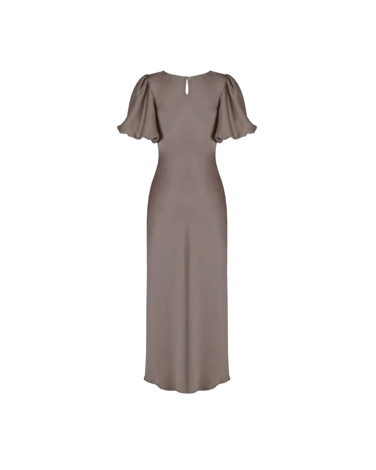Kendall Satin dress - Charcoal