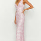 Farida Pink Lace Maxi