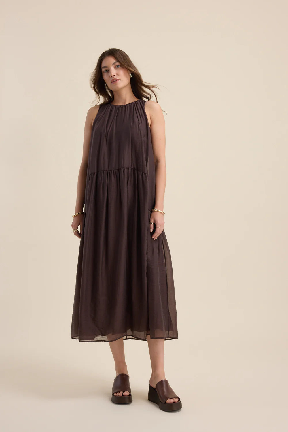 Alana Gathered Detail Dress