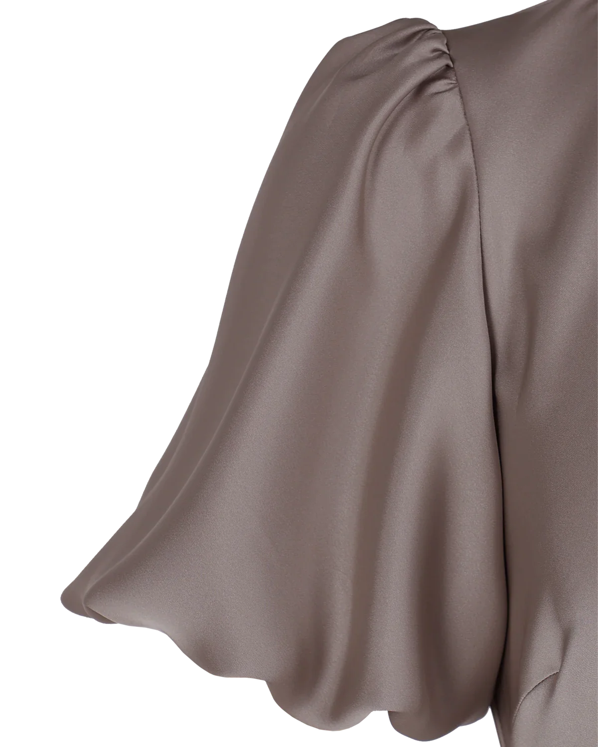 Kendall Satin dress - Charcoal