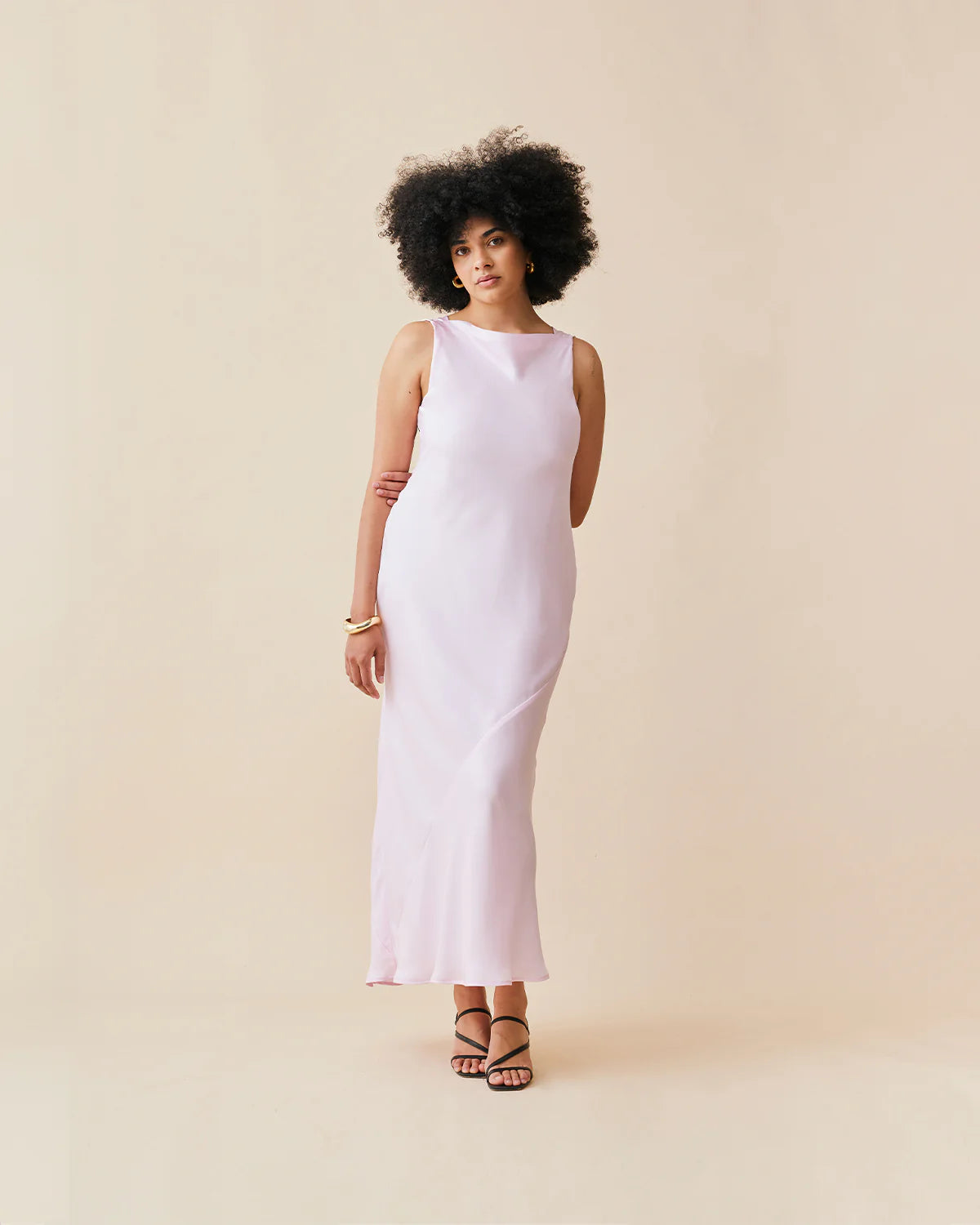 Firebird Cowl Gown Festival Bloom