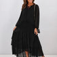 Rosalie Micropleat Tiered Dress