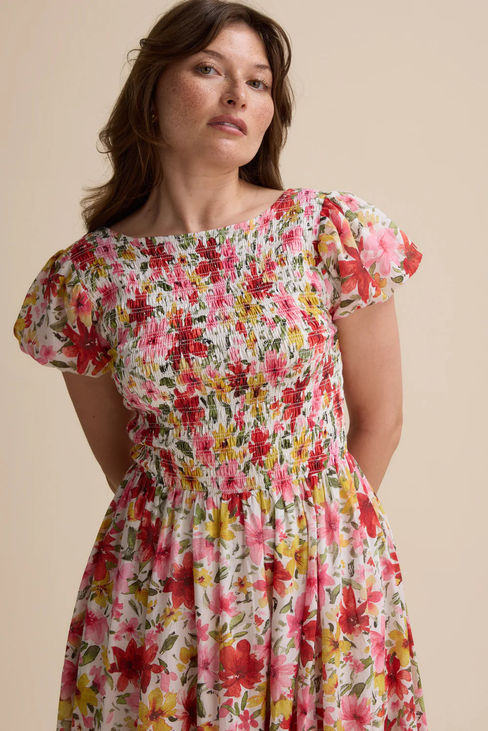 Natalie Shirred Bodice