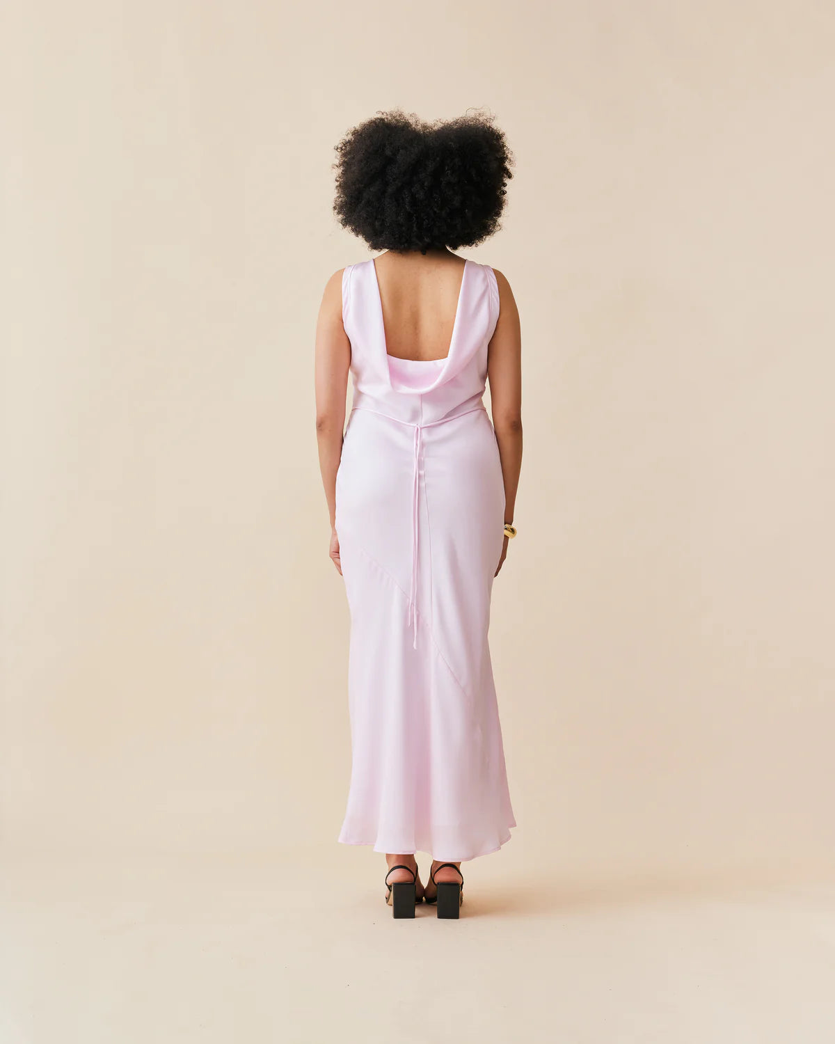Firebird Cowl Gown Festival Bloom