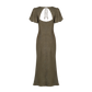 Kos Linen Midi - Khaki
