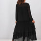 Rosalie Micropleat Tiered Dress