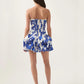 Violette Bubble Hem Mini - Boldly Blooming Coblat