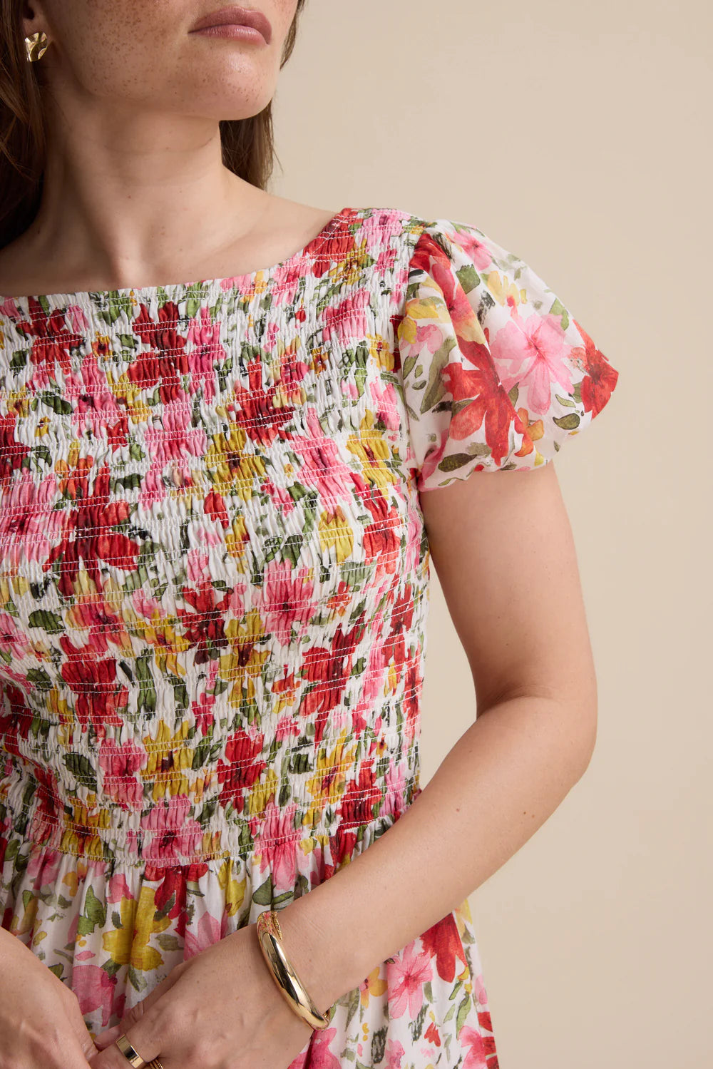 Natalie Shirred Bodice