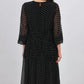 Mariella Shirred Detail Polka Dot