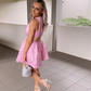 Voyage Braided cut out mini - Pink