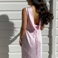 Firebird Cowl Gown Festival Bloom