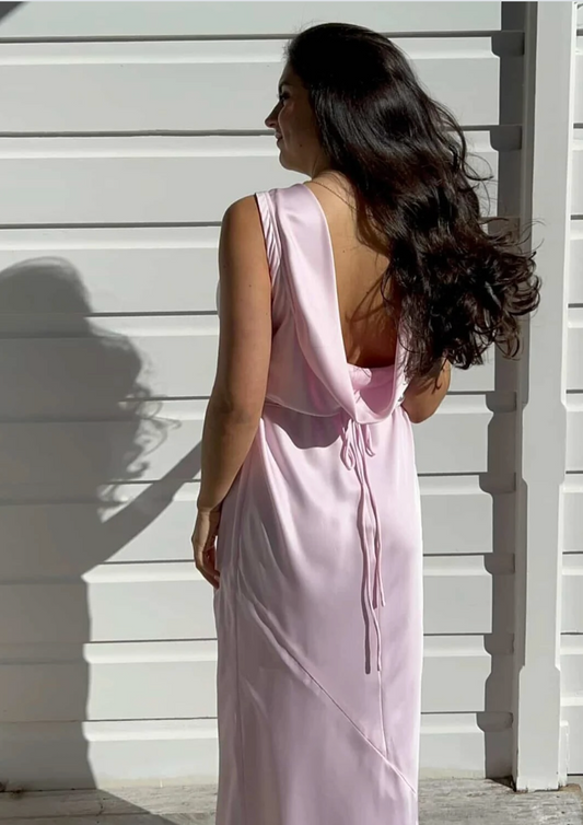 Firebird Cowl Gown Festival Bloom