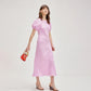 Kos Linen Midi - Pink