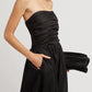 Lexi Linen Midi - Black