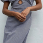 Clover Midi - Black Gingham