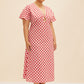 Clover Midi - Red Gingham