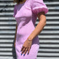 Kos Linen Midi - Pink