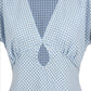 Clover Midi - Blue Gingham