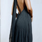 Cascade Crush Gown - Fern