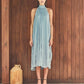 Cascade Crush Gown - Blue