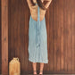 Cascade Crush Gown - Blue